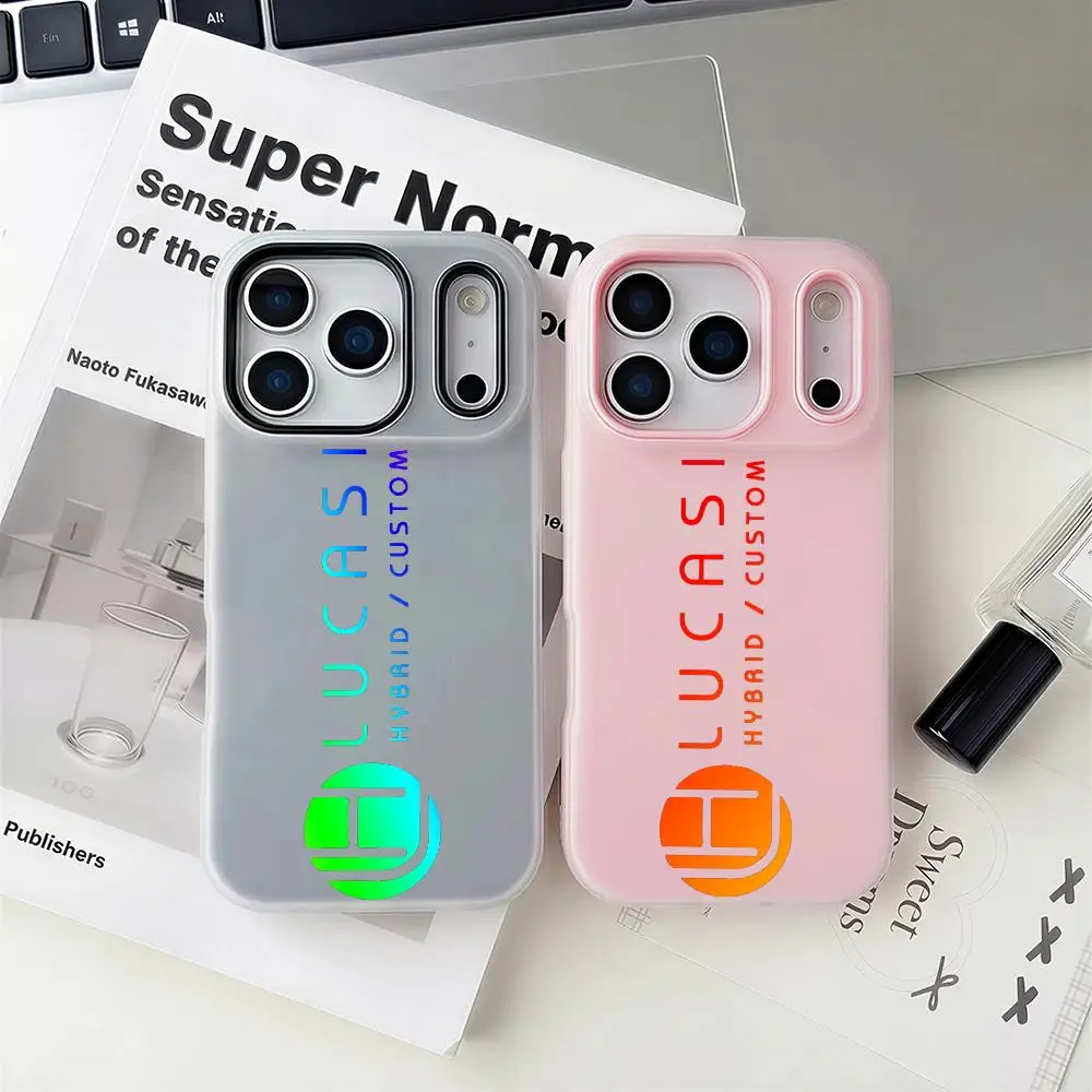 

L-LucasiS Phone Case 2-in-1 Detachable Clear Case with Slot for Cards & Photos iPhone 12-17