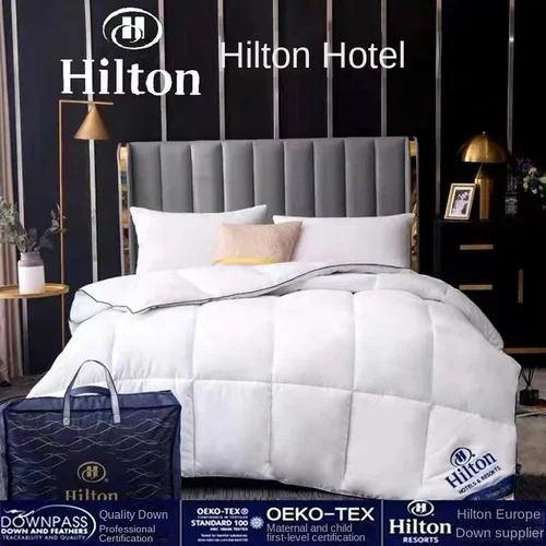 힐튼 호텔 다운 퀼트 코어, 두꺼운 구스 다운, 겨울 이불 선물, 95 화이트, 도매 