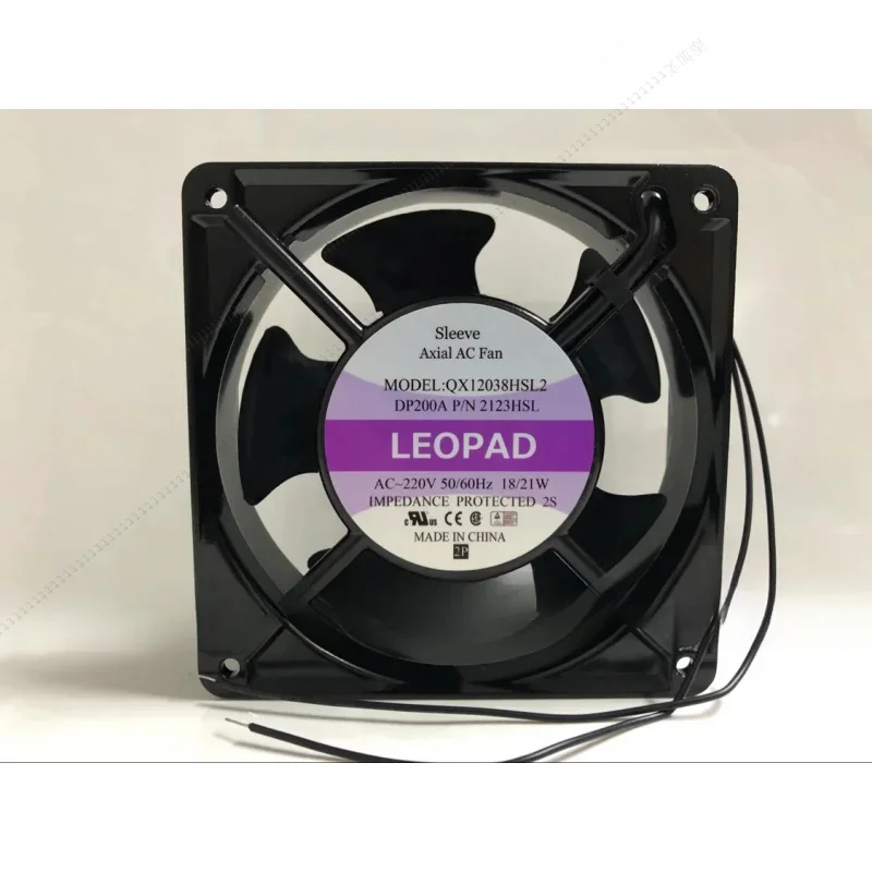 W 2 шт. осевой поток QX12038HSL2/DP200A 2123HSL 220 В охлаждающий вентилятор 12038
