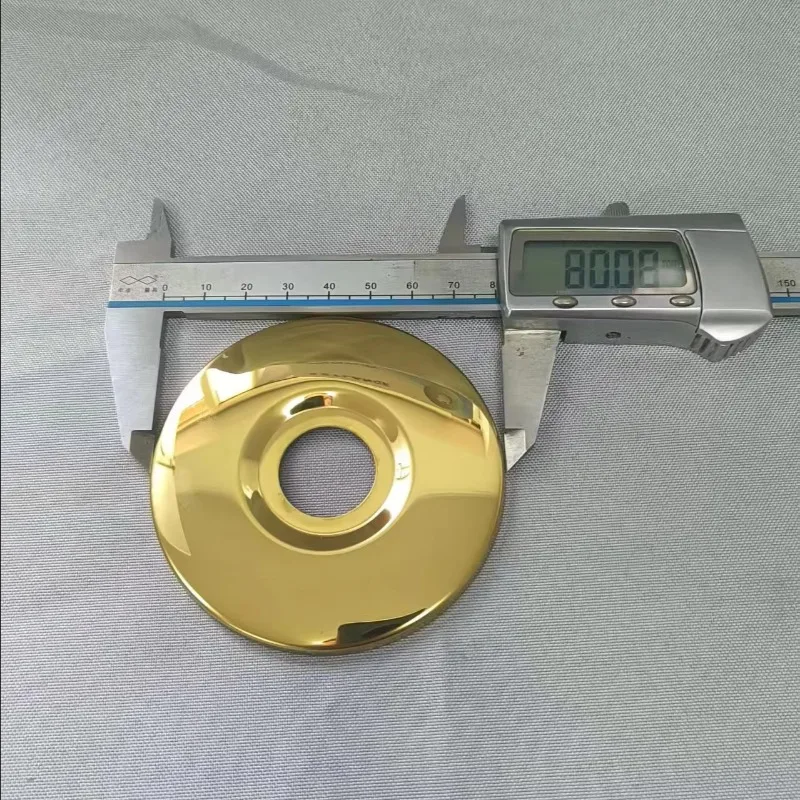 

Kitchen Faucet Decorative Cover Stainless Steel Wall Cover Faucet Accessories Flange Golden Faucet Decorative Cover 50-80mm