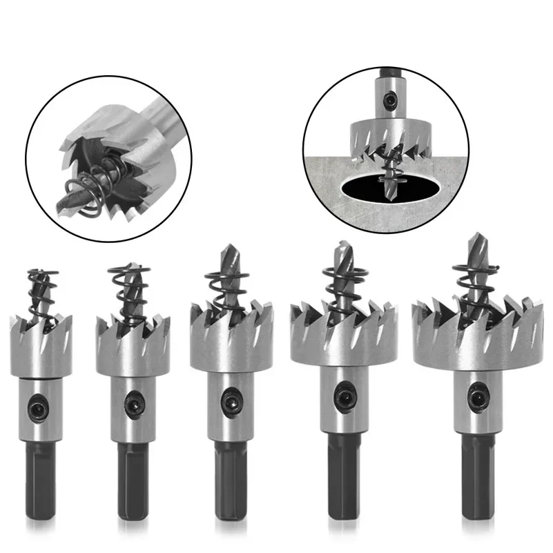 1Pcs High Quality HSS Drill Bit Hole Saw Set Stainless Steel Metal Alloy 16 18.5 20 25 30mm Stainless Steel Metal Alloy Cutting