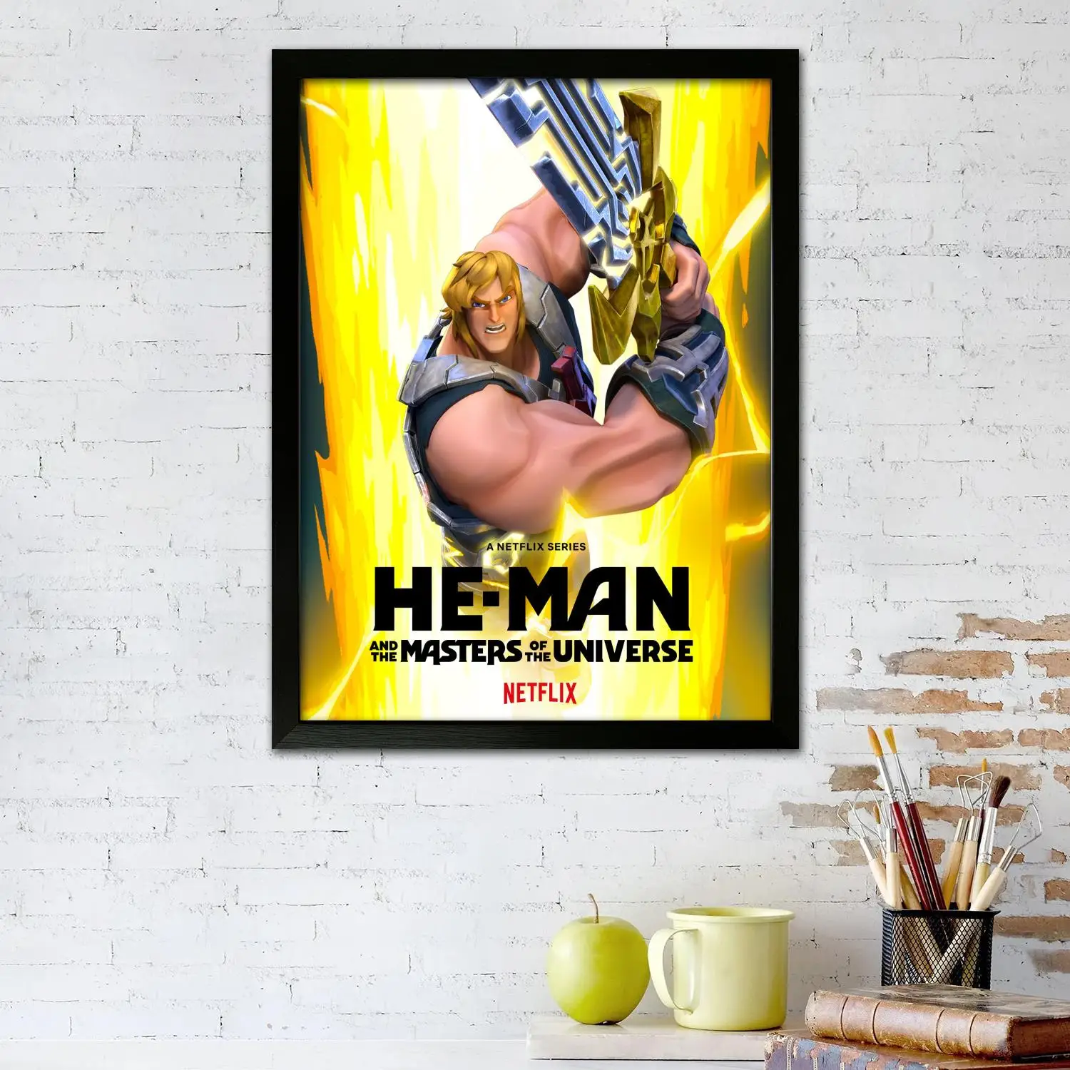 He-Man and the Masters Canvas Art Poster and Wall Art, Picture Print, Modern Family, Bedroom Decor, Posters,Decorative painting