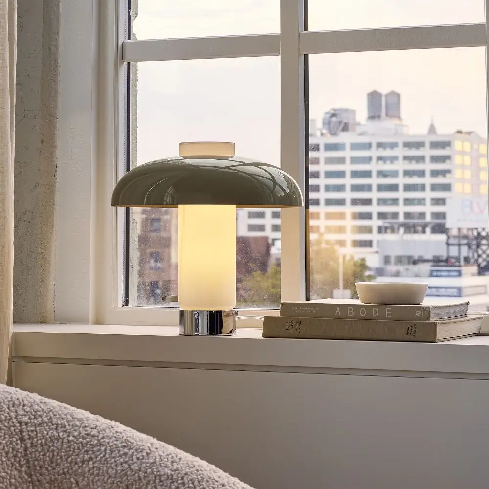 Cleo Table Lamp LED Orange Green Mushroom Desk Lamp Living Room Bedroom Denmark Simple Bedside Art Atmospheric Night Lamp