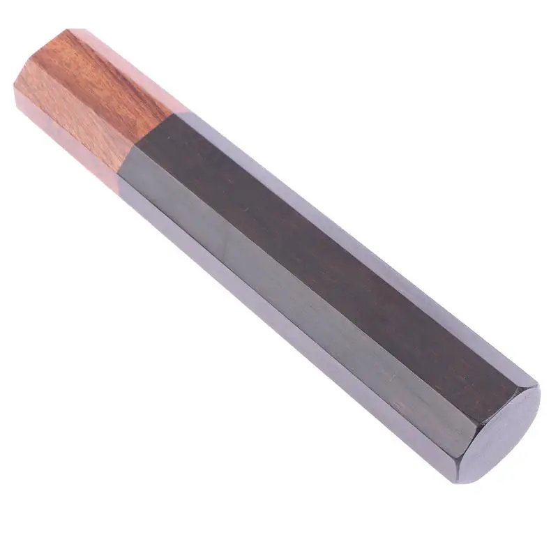 Hot Sale DIY Kitchen Chef Knife Handle ECO Friendly Natural Wooden Knives Making Details Accessories Octagonal Handle