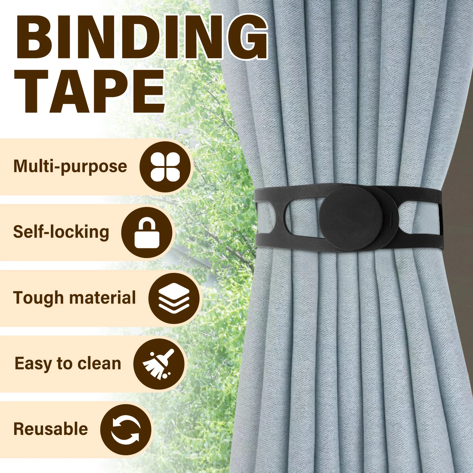 Silicone Strap Bicycle Light Strap Bike Handlebar Flashlight Mount Holder Strap High Elastic Multipurpose Light Holder Fix Tie