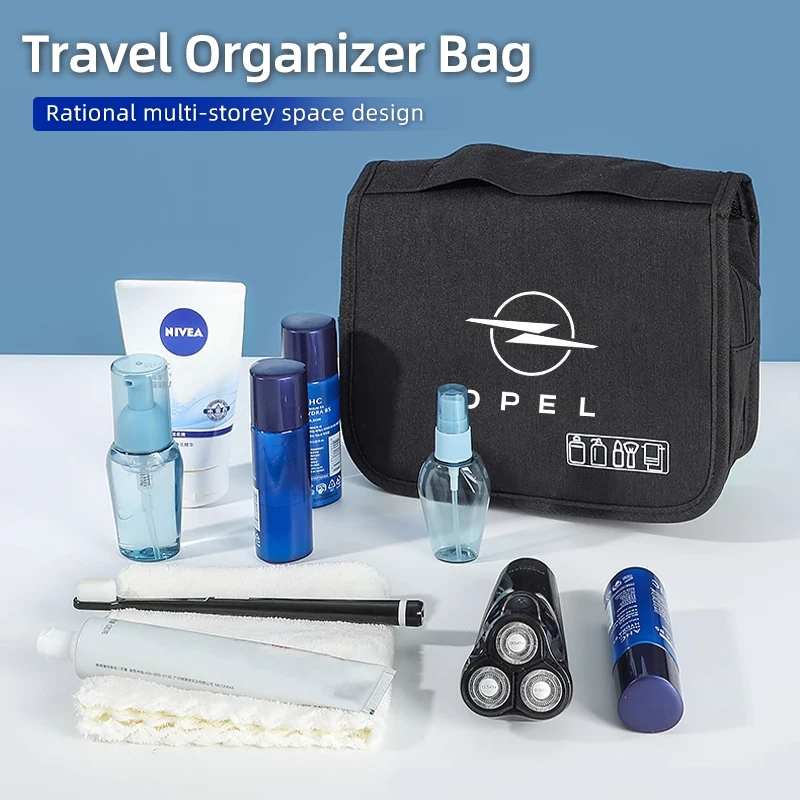شعار السيارة المحمولة أدوات الزينة Washbag مقاوم للماء السفر النساء حقيبة تخزين مستحضرات التجميل لأوبل أسترا إنسيجنيا كورسا زافيرا ميريفا موك