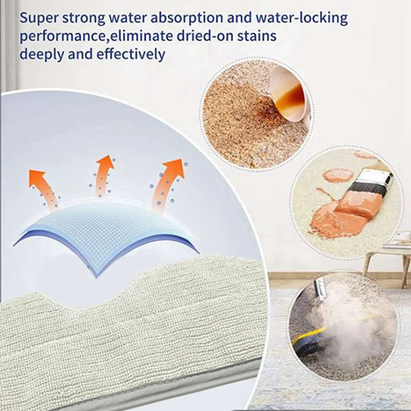 Replacement Mop Pads For NARWAL Freo X Plus Microfiber Reusable Mop Cloth Robot Vacuum Cleaner Accessories
