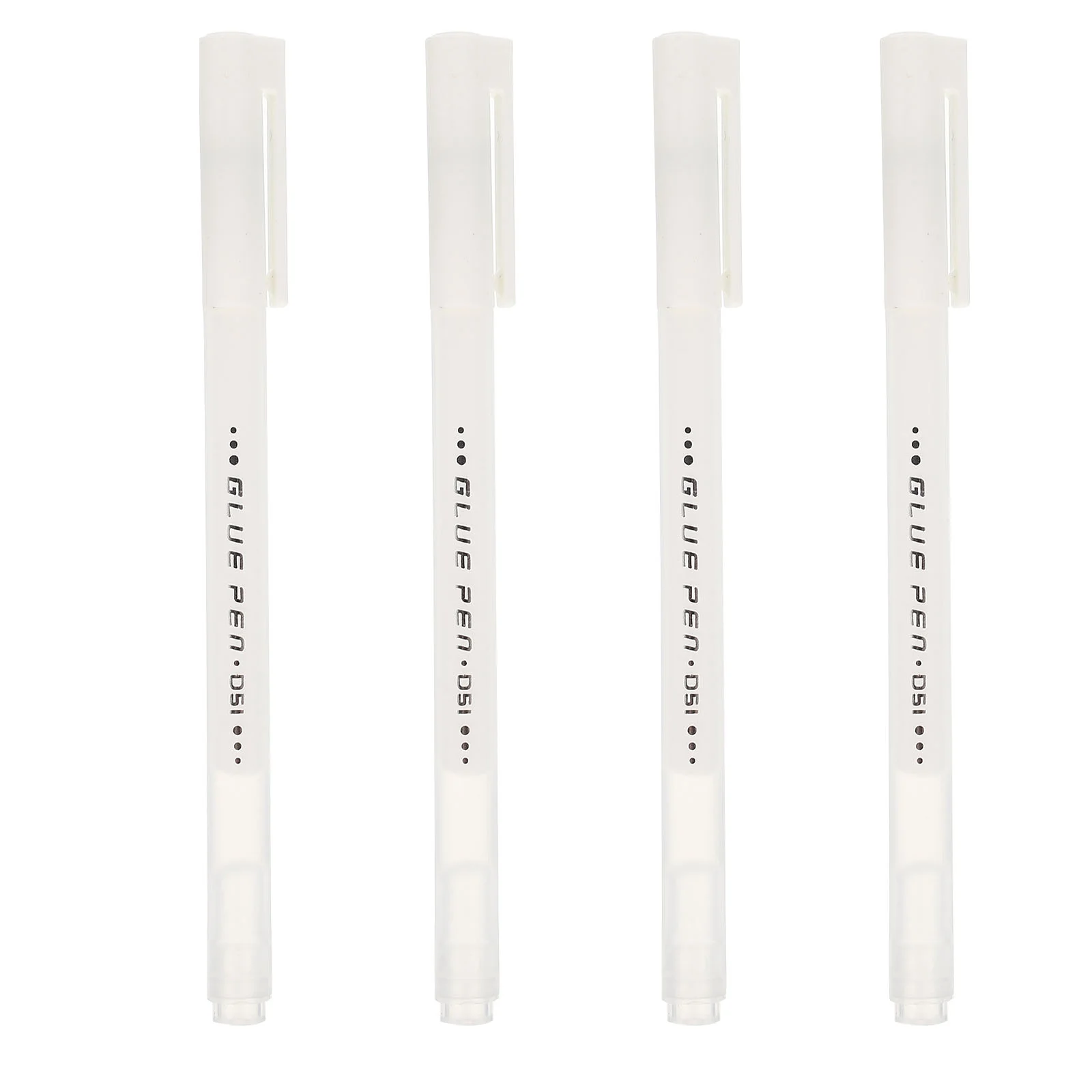 4 Pcs Quick Dry Glue Pen Practical Portable Pens Quick-drying Hand Book Resin Stationery Supplies Handmade Safe Material