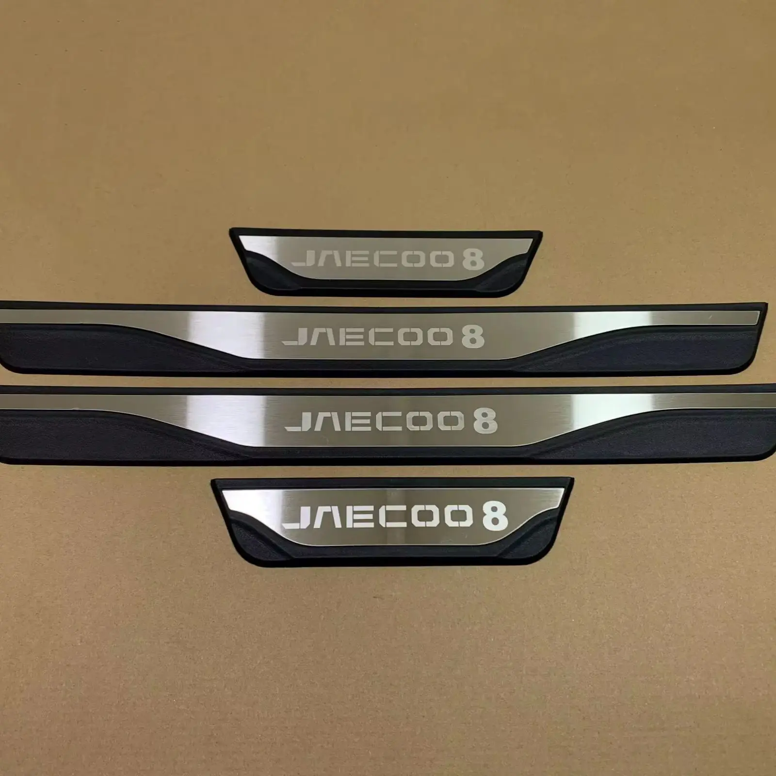 For Chery Jaecoo 8 J8 2022 - 2024 2025 2026 Door Sill Kick Scuff Plate Protector Trim Guard Pedal Car Styling Auto Part Supplies