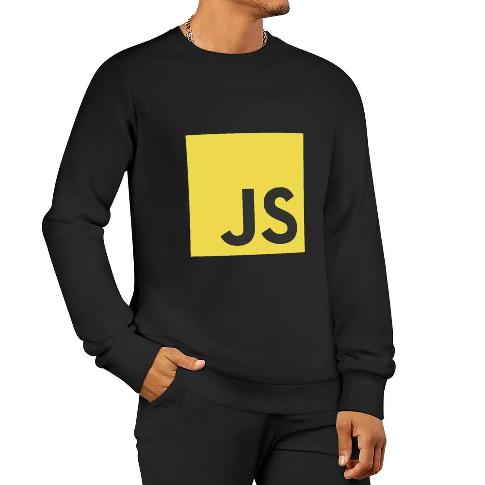 

JavaScript Logo Pullover Hoodie men's autumn clothes mens designer clothes men clothes fashion men sweatshirts men