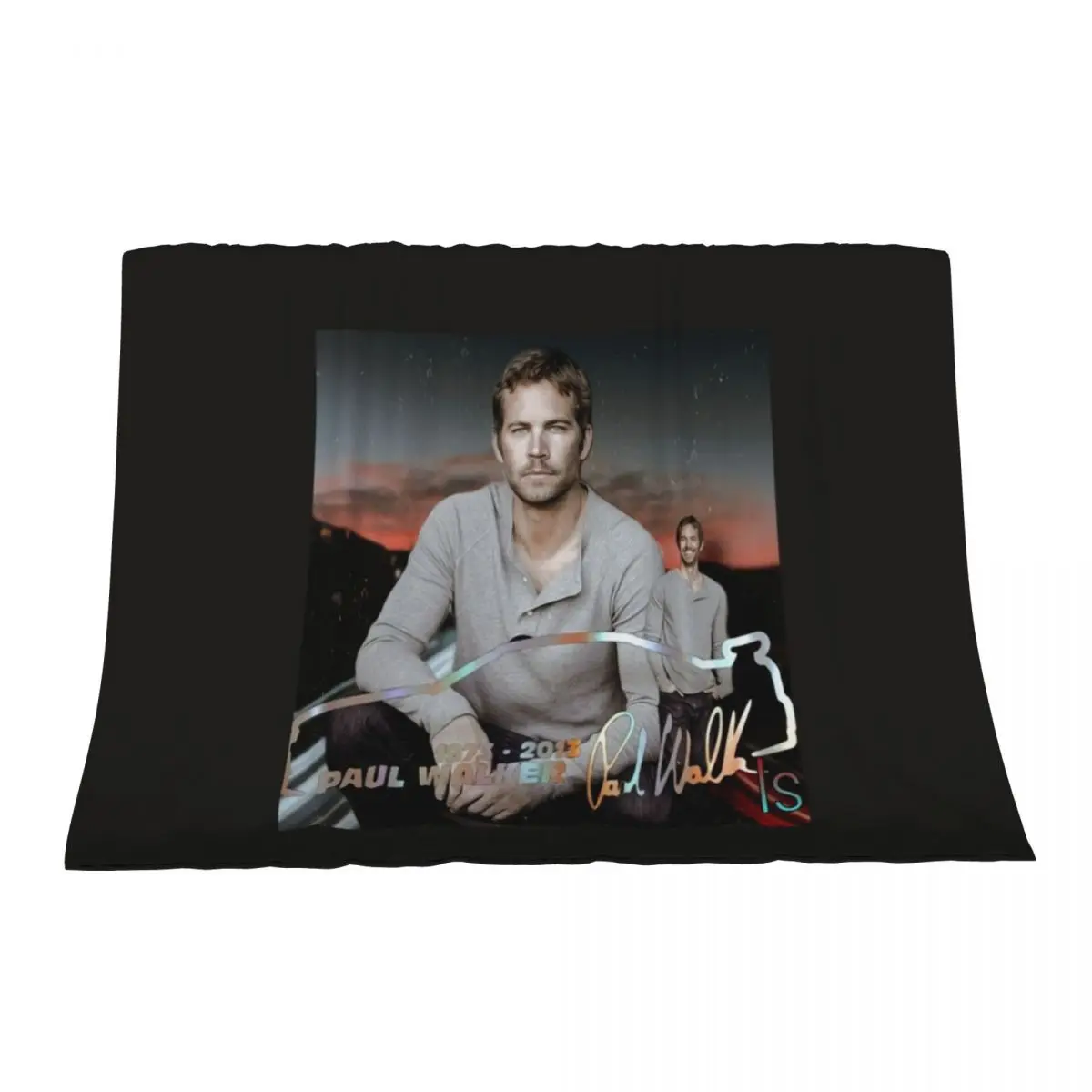 

Paul walker Throw Blanket Soft Plush Plaid Bed For Decorative Sofa Warm Blankets