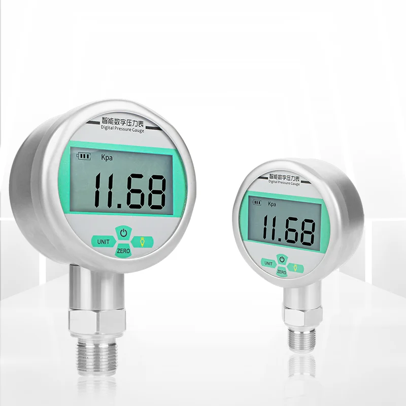 Battery Power G1/4 G1/2 Thread Intelligent Pressure Manometer 0-5Mpa 0-6Mpa 0-16Mpa 0-25Mpa Electrical Contact Pressure Gauge