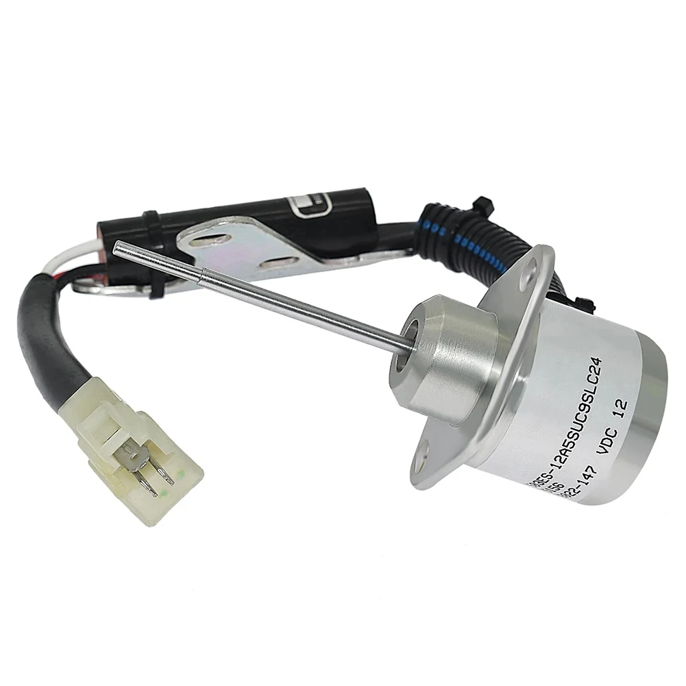 Construction Machinery Solenoid Fuel Shut Down Solenoid Solenoid Wiring Harness Assembly Fuel Valve High Temperature Resistant