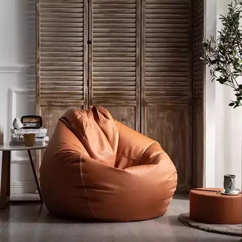 거실용 압축 소파 콩 가방 가구 Muebles 좌석 퍼프 붕괴 없이 오래 지속되는 고탄성 완전성