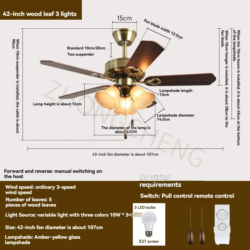

Французский ретро потолочный вентилятор, лампа для гостиной, спальни, преобразование частоты, бесшумный вентилятор, лампа для столовой, антикварный вентилятор, лампа вентилятора для Японии