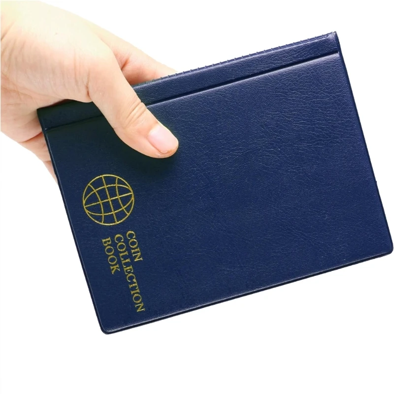 Transparent View Coin Collection Binder For Permanent Currency Display And Protections Coin Collection Holder Album 77JC