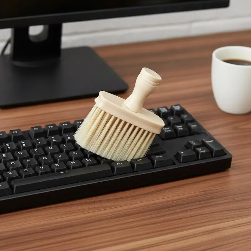 Multipurpose Cleaning Brush Scratch-Free Soft Bristle Duster for Keyboards Desks Car Interior Crevice Dust Removal