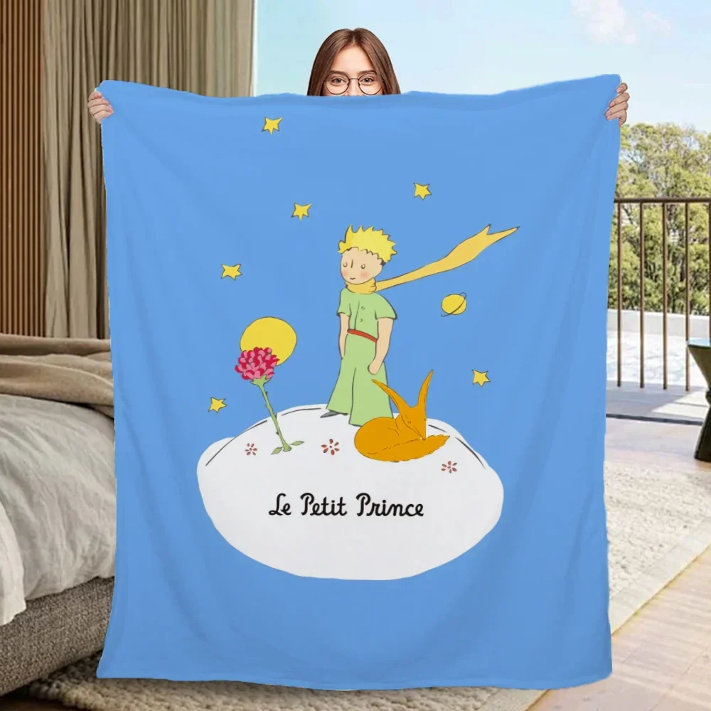 Children\'s Blanket Le Petit Prince Bed Throw Blanket for Sofa little prince B612 Blankets Fluffy Soft Blankets Throws Cobija