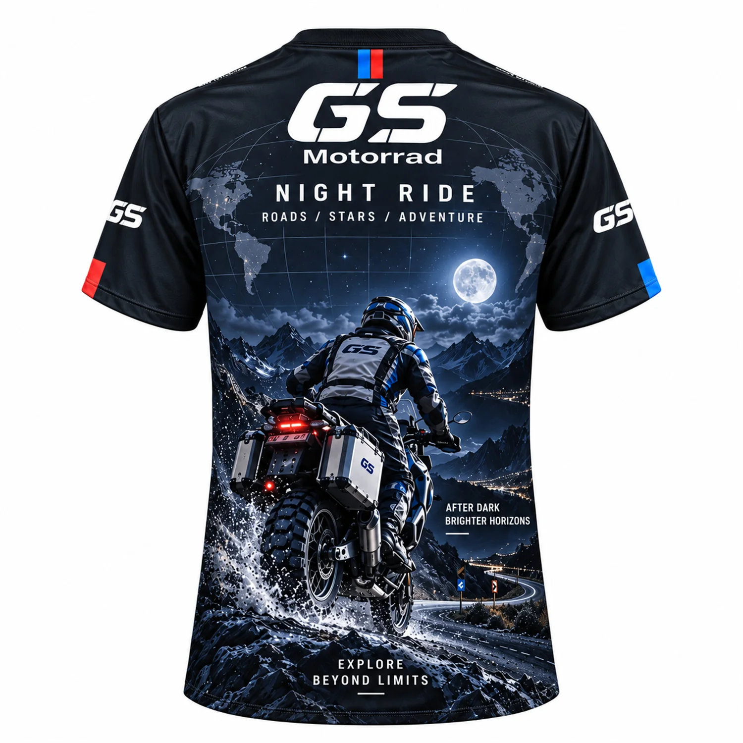 Camiseta de motociclista GS Mo - Outdoor Adventure And Travel avaliação e preço