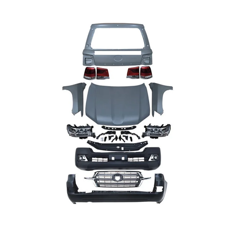 

Damei Front Rear Bumpers Grilles Hoods Tailgates Fenders Headlights Tail Lights Body Kits For Land Cruiser LC200 2008-201