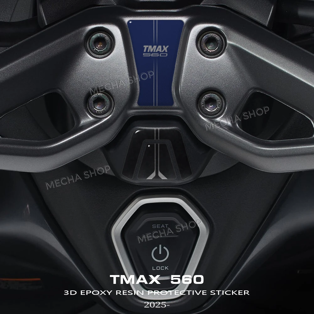 

For Tmax 560 2022-2025 2026 3D Epoxy Resin Sticker Protection Kit Motorcycle Accessories Center Handlebar Sticker