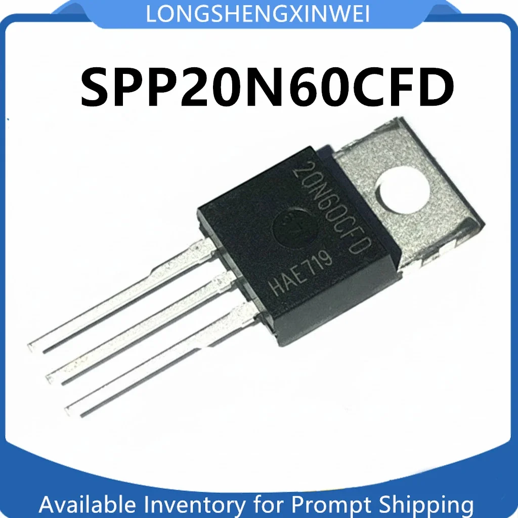 1PCS SPP20N60CFD 20N60CFD TO-220 20A/600V New N-channel MOSFET Field Effect Transistor Original in Stock