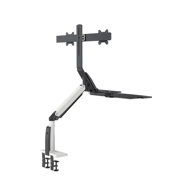 V-Mount and Bracket with USB Interface Workstation Monitor Arm Dual Monitor Bracket