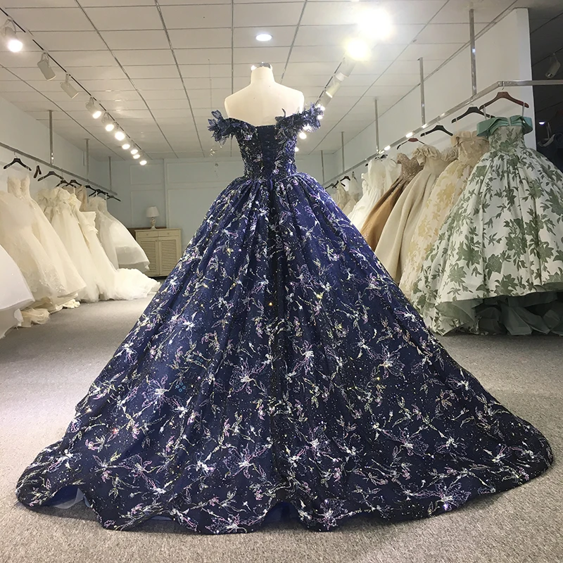 Jancember Luxury Brand New Quinceanera Dresses 2024 Boat Neck Organza Sequins Short Sleeves vestidos de 15 quinceañera 2024