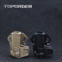 TOPORDER G19 Holster  Tactical Gun  with Flashlight or Laser Mounted Right Hand Waist Belt Gun Holster New Pistol Accessories