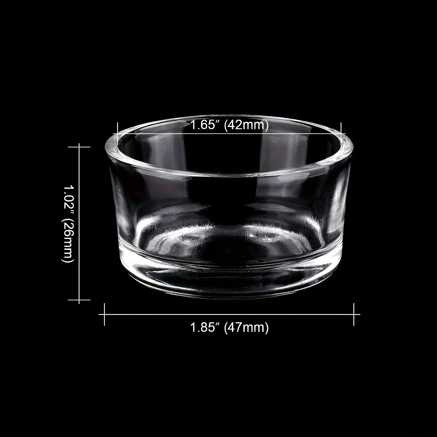 Glass Aquarium Mini Size Shrimp Feeding Dish Aquarium Fish Tank Reptiles Feeder Bowl Scorpion Lizard Crabs Supplies Tank