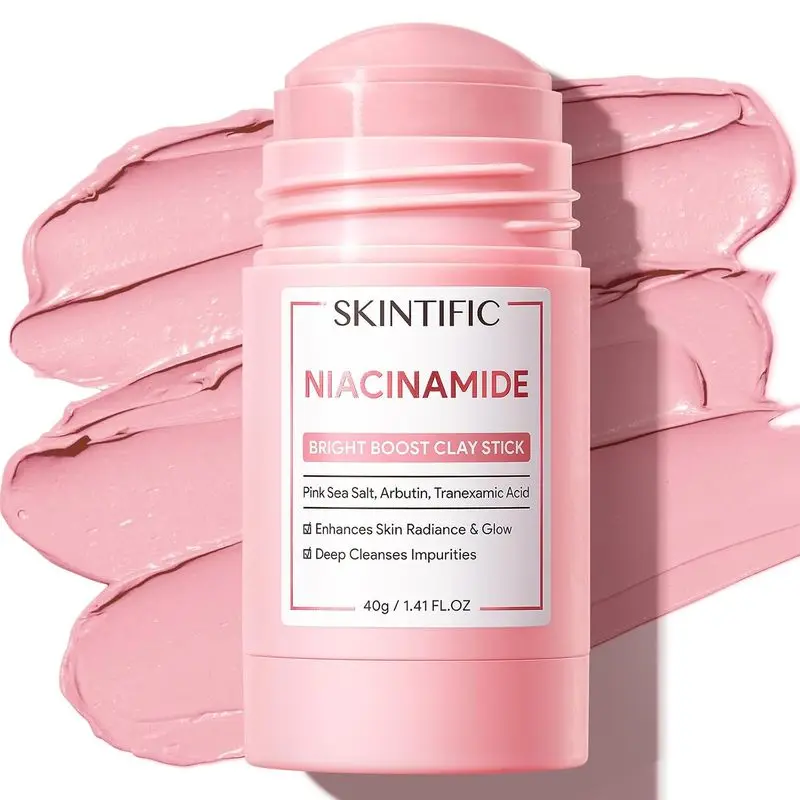 SKINTIFIC Bright Boost Face Mask Stick with Niacinamide & Arbutin