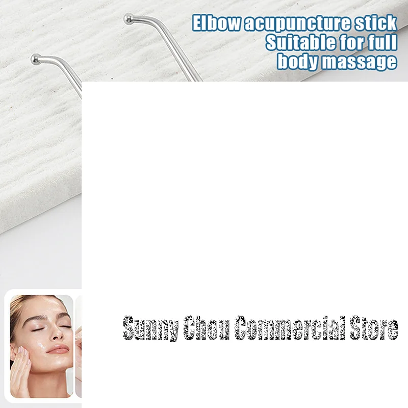 

Ручная акупунктурная ручка с двойной головкой из нержавеющей стали, триггерный точечный массажер, инструмент для глубокого массажа тканей для облегчения боли меридиана тела