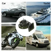300DB 12V Snail Horn Super Loud Waterproof Universal Electric Car Horns Air Motorcycle Truck Horn Siren Loud Snail Air Horn