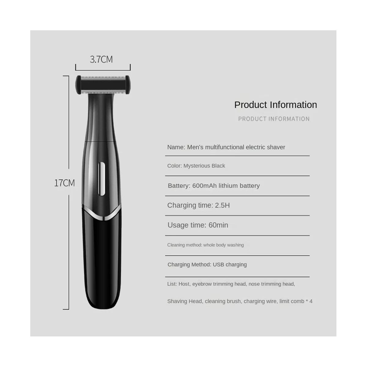 4 in 1 Intimbereichen Haarschnitt Rasierer Frauen Bikini Linie empfindliche Rasierer Haar Rasier schneider Gesicht Bart Clipper, b