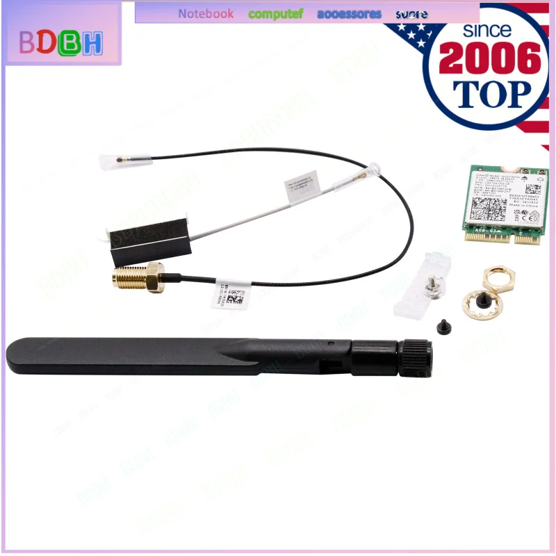 For Lenovo For ThinkCentre M730 M930Q M70q M90q m75q-2 P340 P360 Antenna Wifi Card KIT