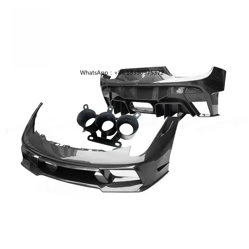 Car Styling Carbon Fiber Body Kits for 458 Front Rear Bumper Guard Bodykit