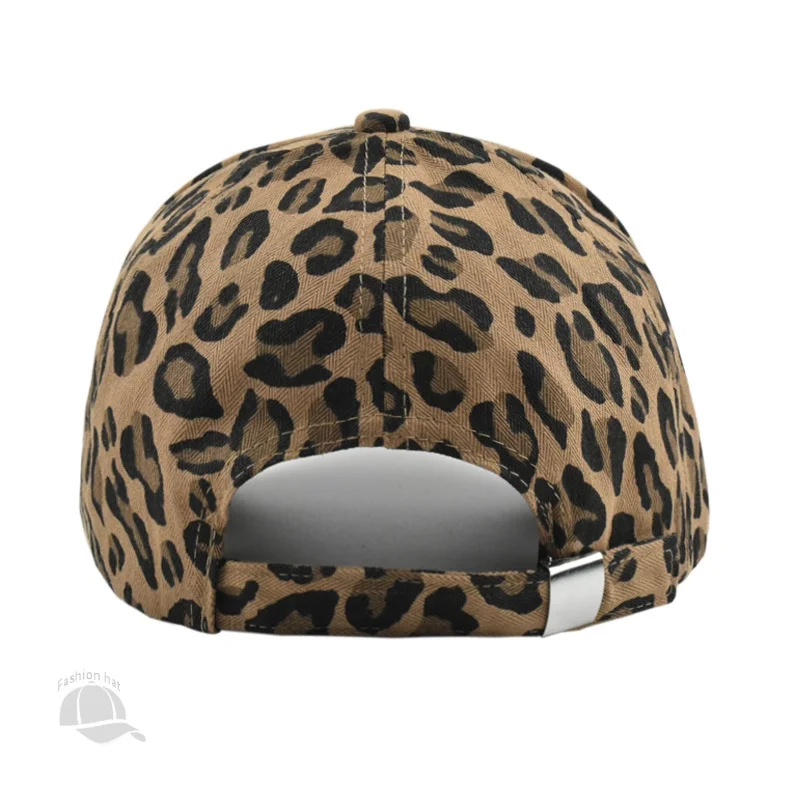 New fashion men and women leopard print baseball cap outdoor sun-proof fashion all-match ins peaked hat