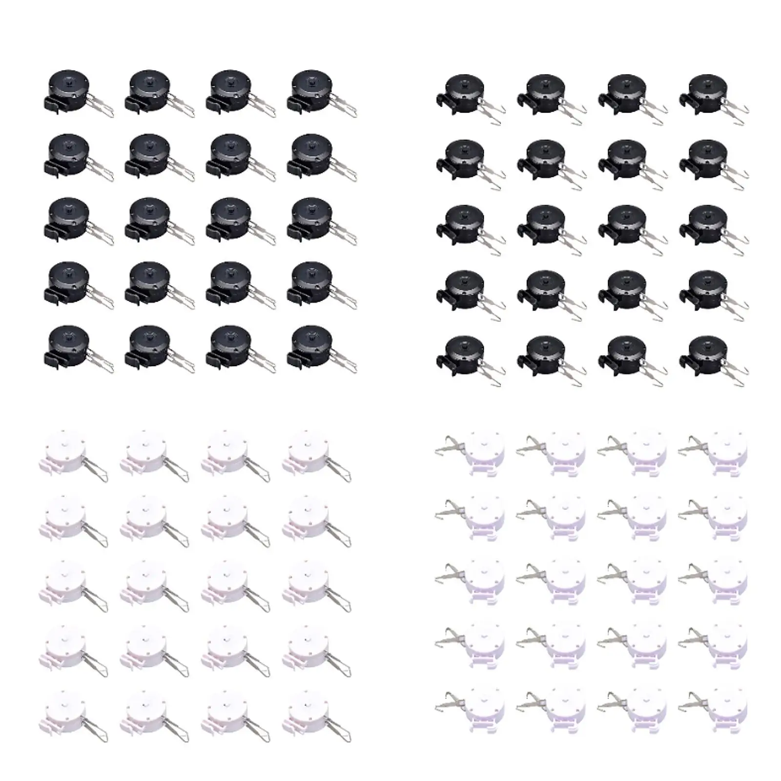 

20 шт. проволочных подвесных держателей для химической завивки, термостойкие, для парикмахерских и профессиональных салонов красоты