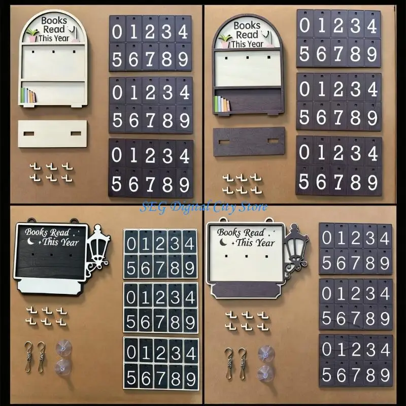 

U75B Wooden Reading Trackers With Slide Function For Accurate Page Count Educational