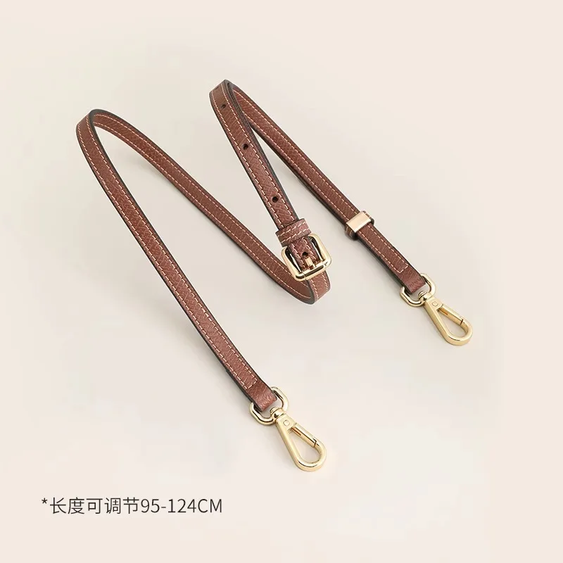 Lederen vervangende crossbody tasriem voor Longchamp Mini Bag schouderriem zonder ponsen Modificatie tasaccessoires
