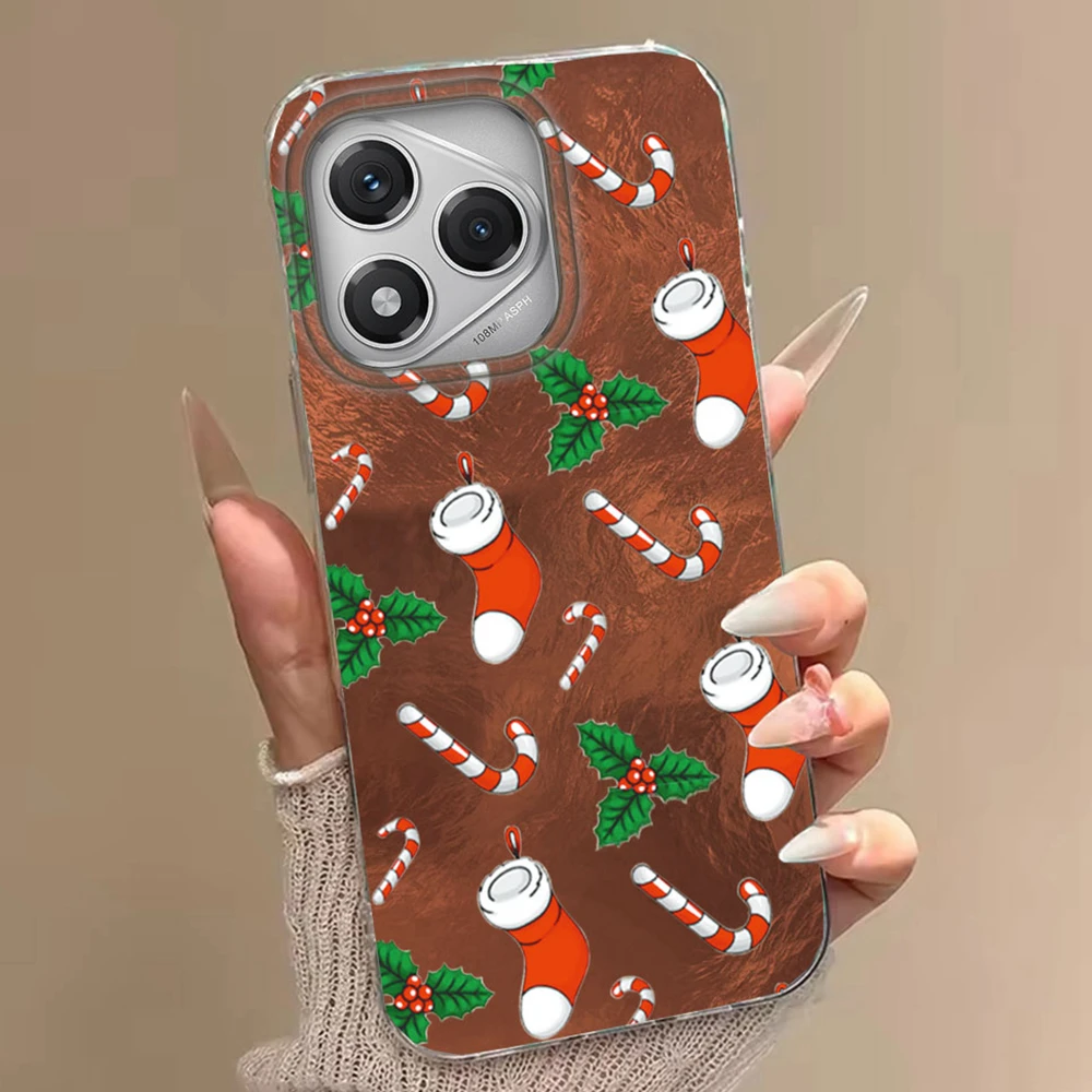 Frohe Weihnachten Muster Telefon Fall Für Honor 400 200 90 Smart Pro Magie 7 6 5 70 Lite X9a X9c X9b X8a X8b X6c X7b X7c X6b Abdeckung