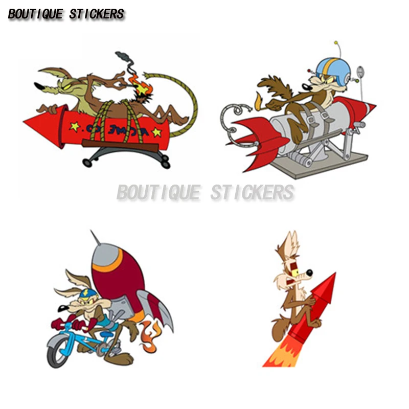 

Car Stickers Wile E Coyote ACMERocket Decal / Sticker Die cut
