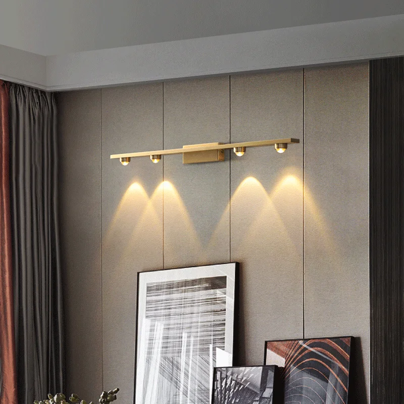 Projection Wall Lamp Warm Lights Atmosphere Corridor Porch Staircase Background Sconces Designer Room Bedside Mirror Headlight