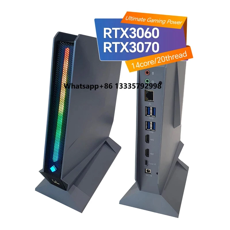 Desktop Computer 12th Gen  I7 I9 with Dedicated Graphic WiFi5 Wifi6 RAM 16G 1TB SSD Hot Sale Portable Gaming Pcs Mini Pc