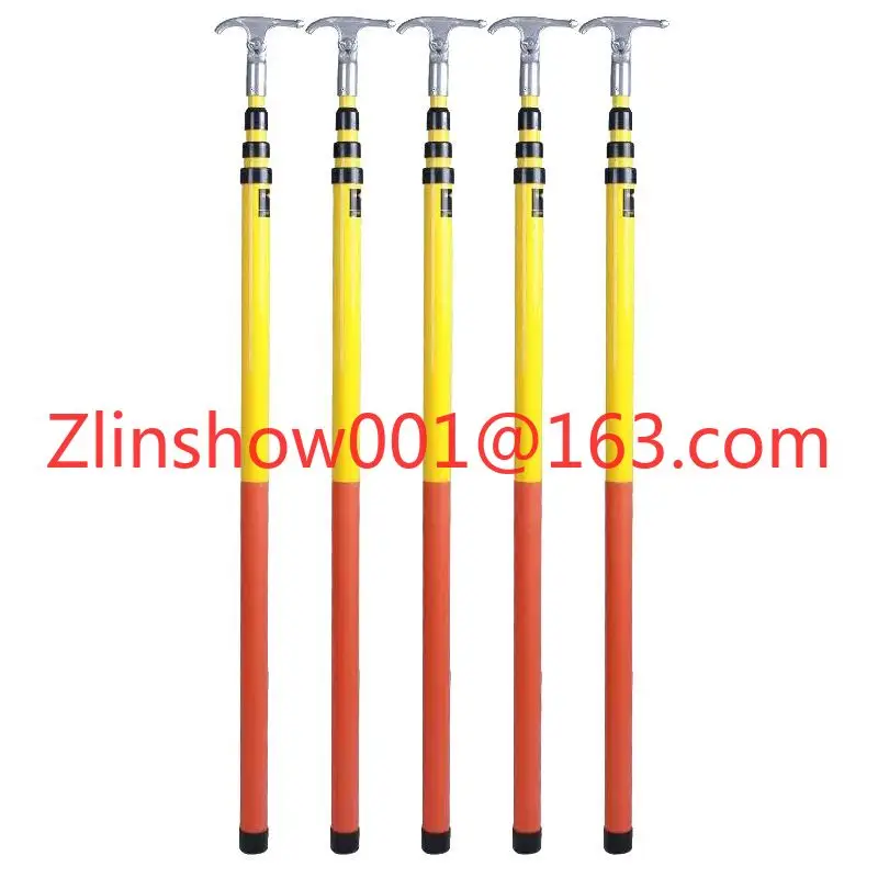 ANSI-Approved Hot Stick - Insulated Telescopic Pole for Professional Use