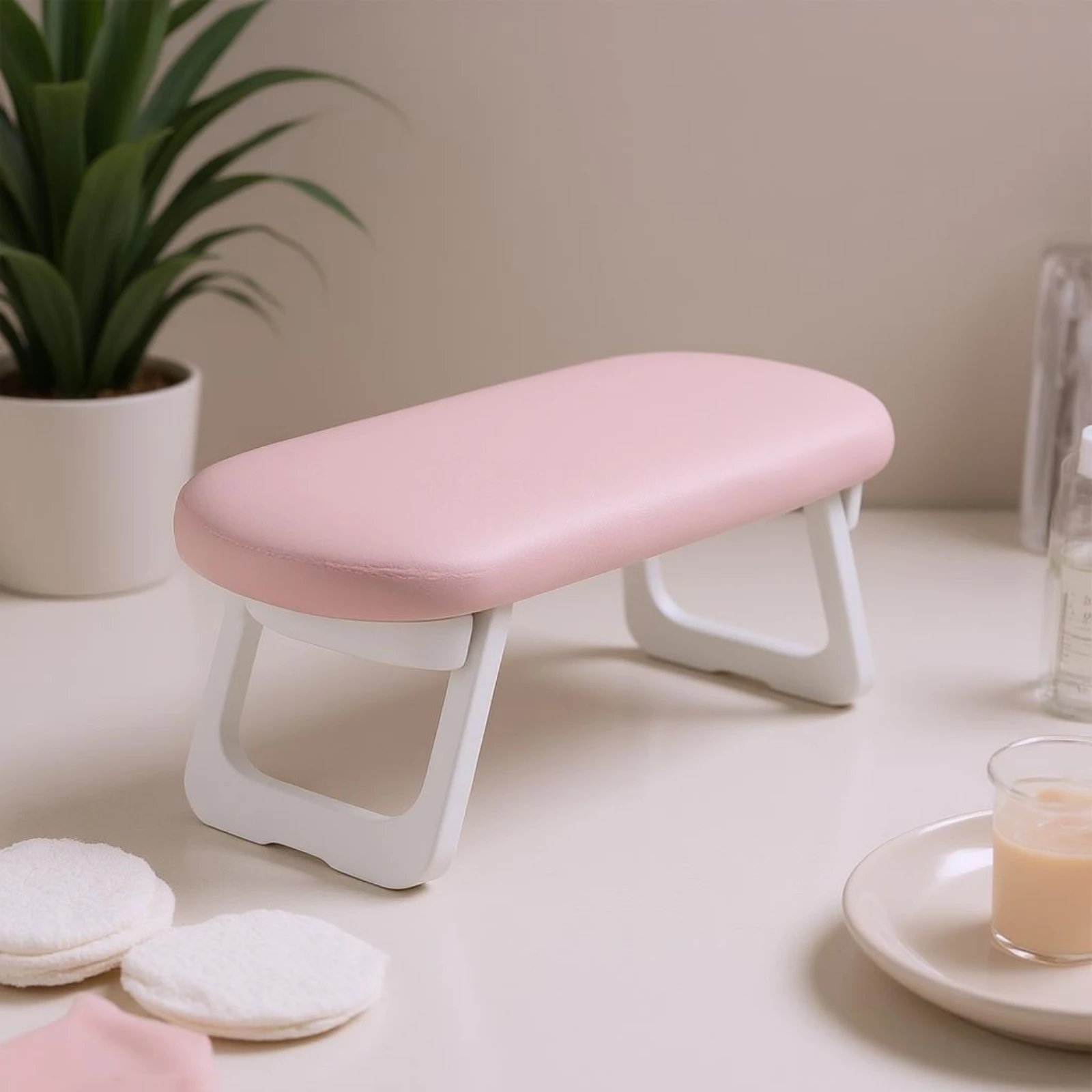 

Nail Hand Pillow Oval Top Nail Hand Rest Manicure Arm Rest Pillow Raised Stand Beauty Accessory Even Surface