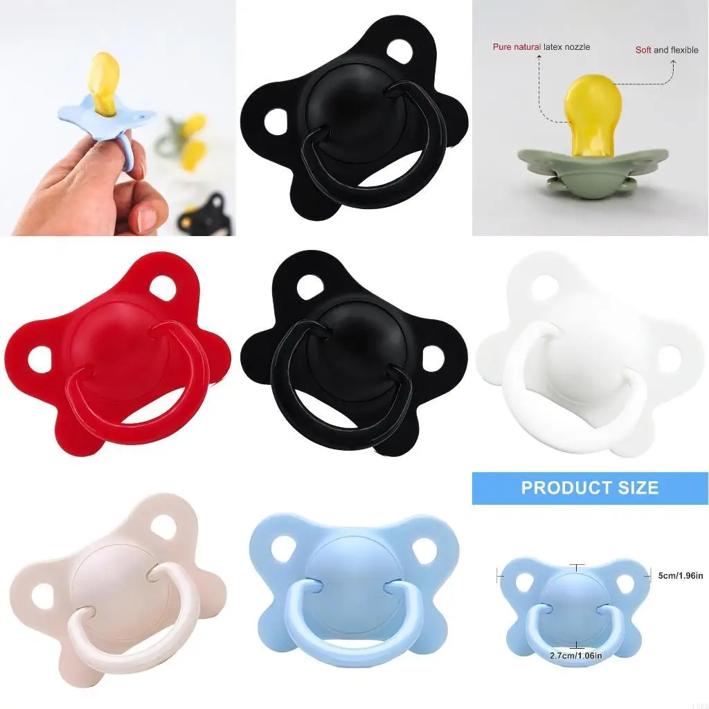 

Soother Pacifiers Newborn Soother Silicone Butterfly Baby Nipple with Handle Infant Dummy Pacifier Baby Essential L8RB