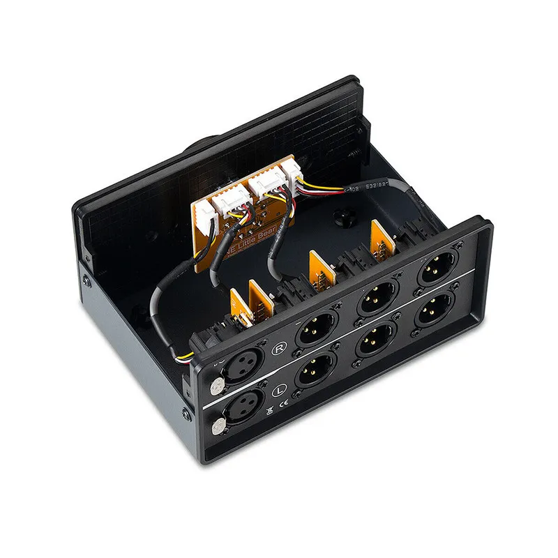 MC103 1 in 3 Out XLR XLR XLR Balanced Audio Converter Stereo Passive Selective Switcher
