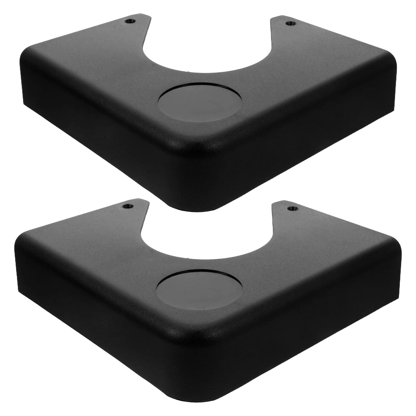 

2Pcs Black Plastic Billiard Corner Protector Plates Stable Design Pool Table Accessories Snooker Corner Guard Billiards Supplies