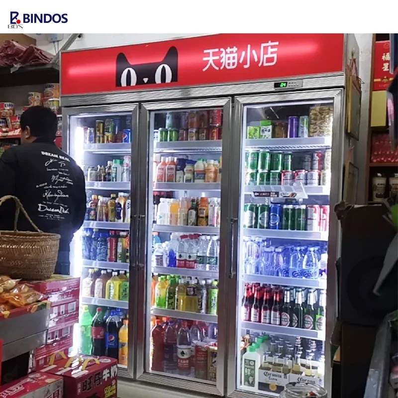 التجاري 2 باب المشروبات برودة الثلاجة باب زجاجي الثلاجة مروحة تبريد مشروبات غازية عرض المشروبات برودة